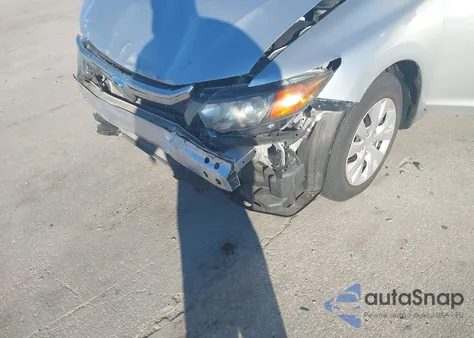 2012 Honda Civic Lx z USA, uszkodzony, nr VIN 19XFB2F5XCE091731